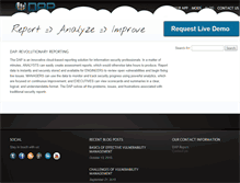 Tablet Screenshot of dapreport.com